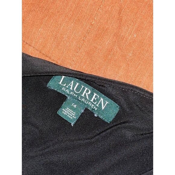 Lauren Ralph Lauren Faux Wrap Sleeveless Stretch Sheath Mini Dress Women's Size - Picture 8 of 10